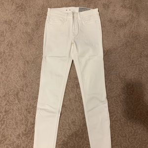 All Saints white skinny jeans